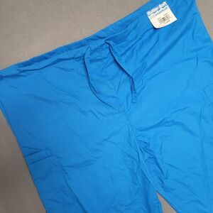 NWT Butter-Soft scrubs by UA Blue Cargo Drawstring‎ Scrub Pants UA31C XL